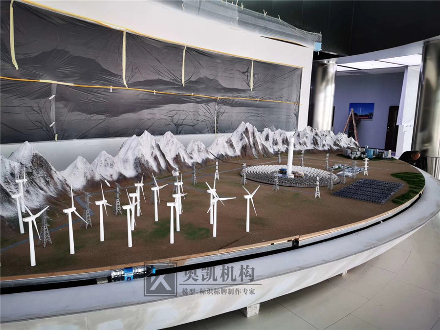 風力發電展示模型